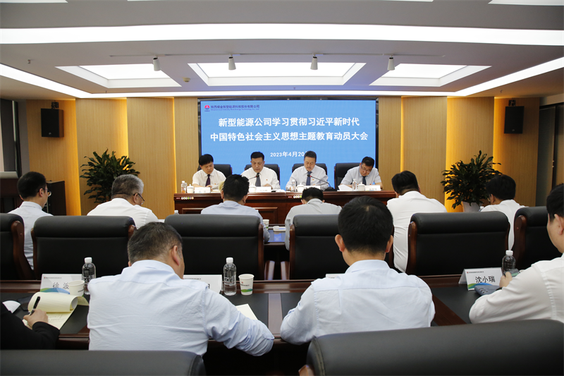 新型能源公司黨委召開學習貫徹習近平新時代中國特色社會主義思想主題教育動員大會