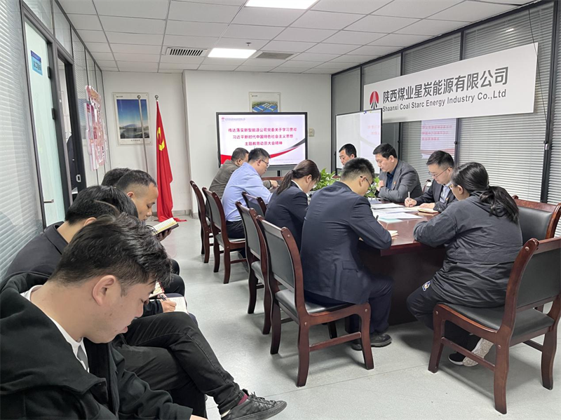 (三)公司所屬各單位迅速傳達學習新型能源公司主題教育動員會精神